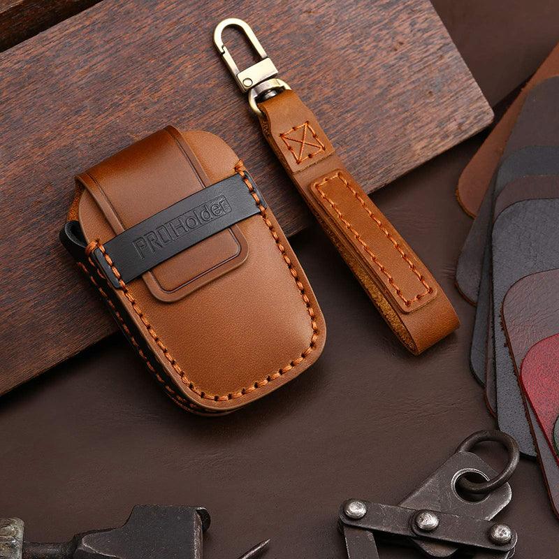 3W Toyota Sienna 2021-2024 4th Key Fob Cover Case Genuine Leather