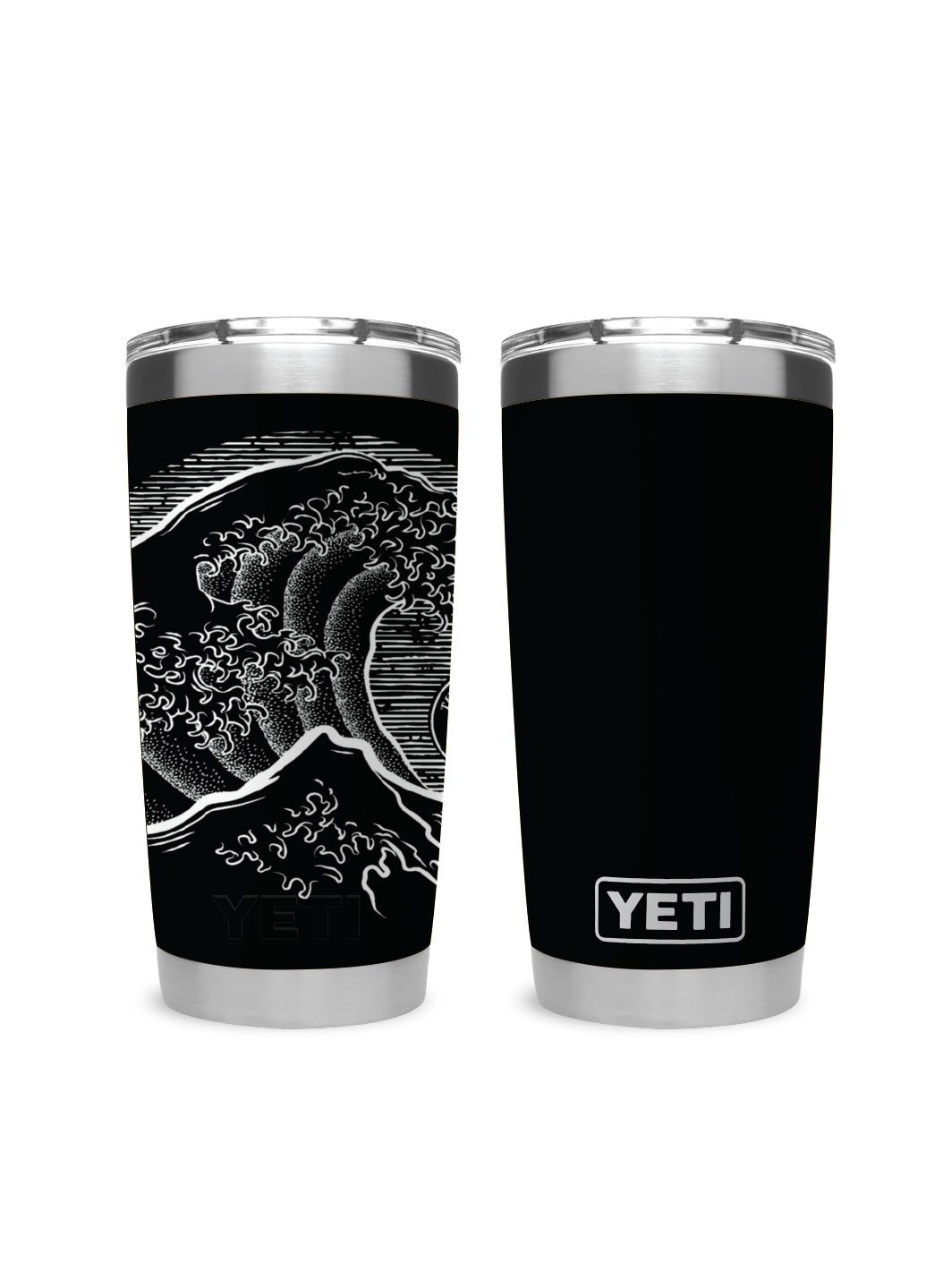 T&C Surf 20 oz Stoked Hokusai Tumbler Yeti – T&C Surf Designs