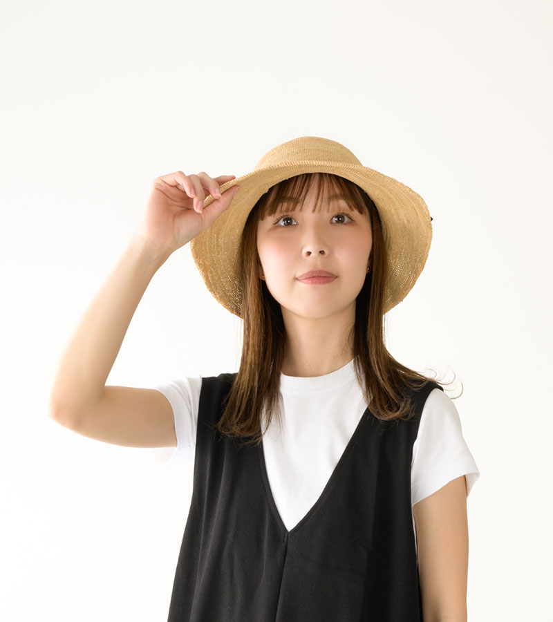 田中帽子店Chloe2（クロエ2）ラフィア 女優帽 婦人用帽子 田中帽子店：公式