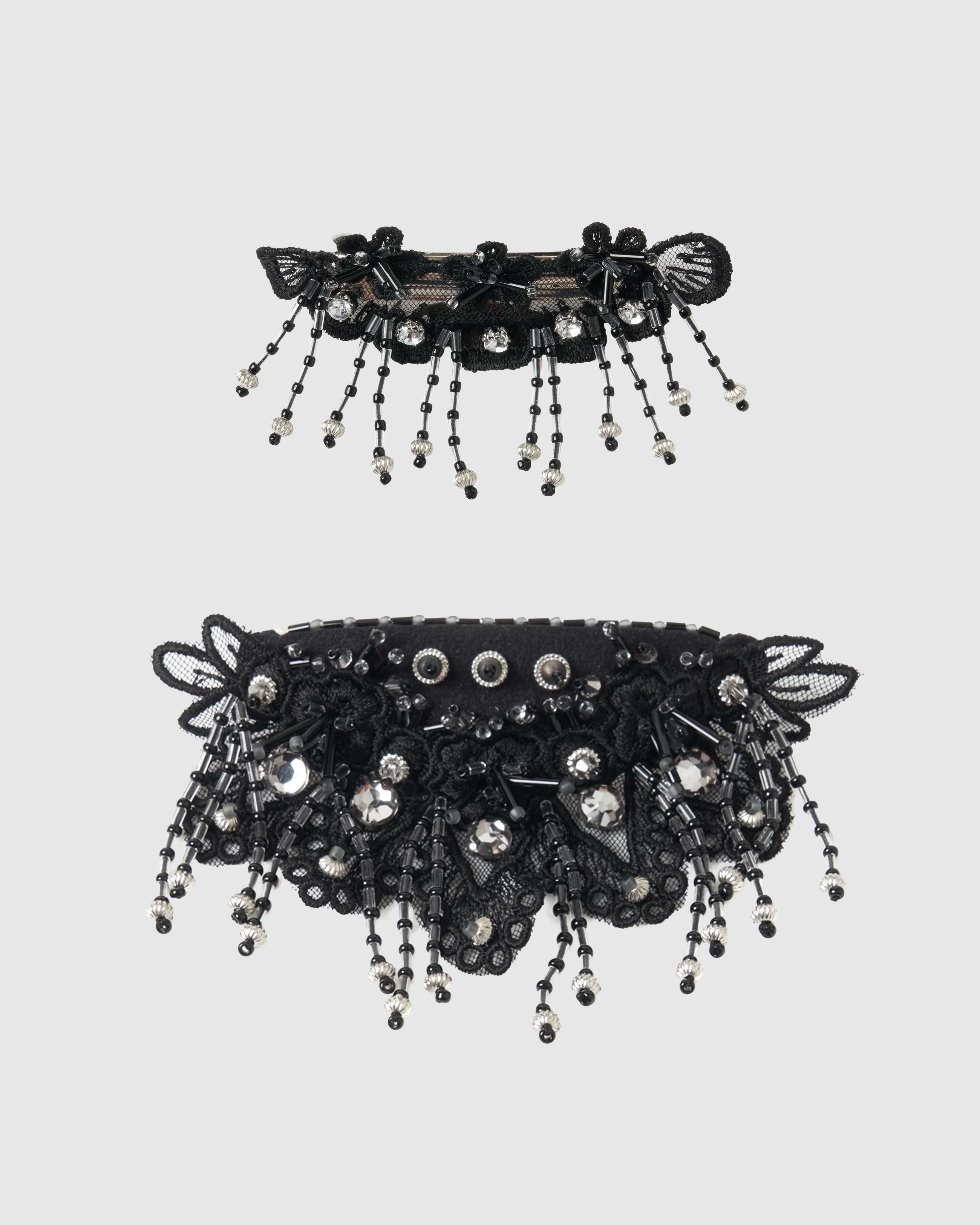 タナカダイスケ| snow bijou mini barrette Black – tanakadaisuke