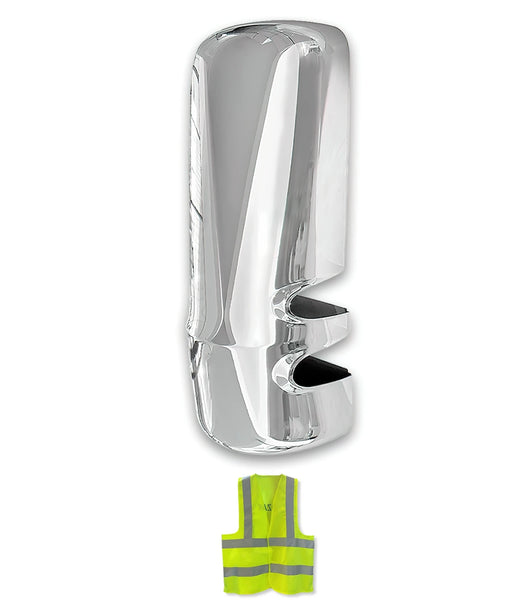 Door Mirror Covers Chrome Set Kenworth 2013-2021 T680 T880