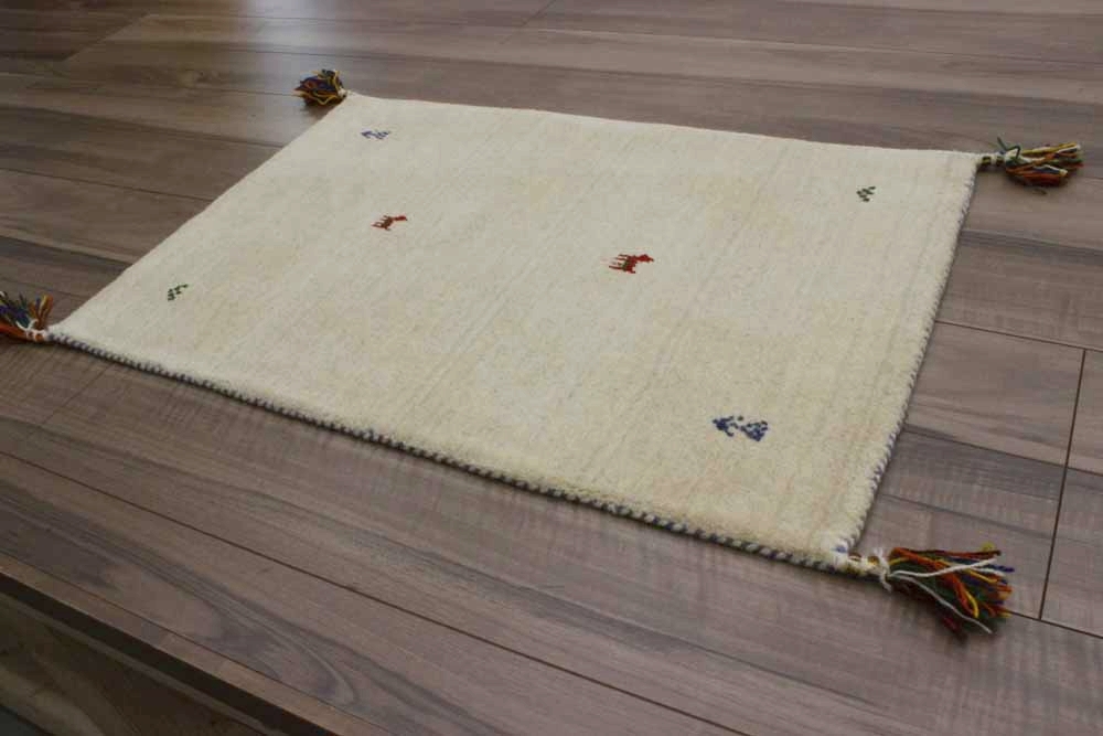 ギャベ ギャッベ ラグ 玄関マット マット 70×120 ウール 絨毯 安い