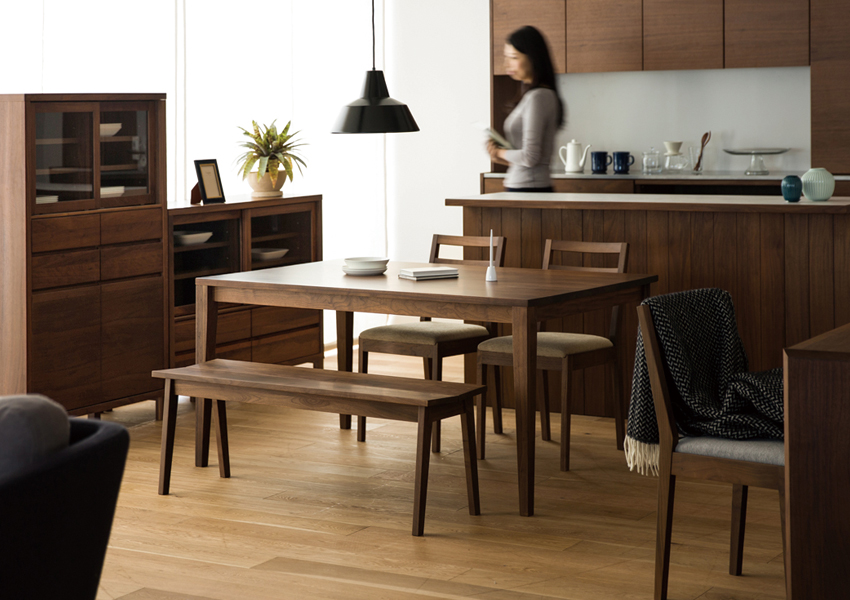 プレーンダイニング WALNUT(サイズオーダー可)税込￥269,000～ | 高野