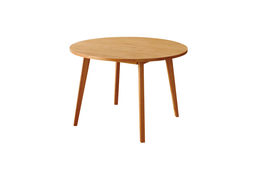 プレーンラウンド ダイニングテーブル WALNUT(Φ90/105/120×H70cm)税込
