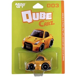 Mini GT Qube Carz Nissan GT-R R35 LB-Works Type 1 Rear Wing Ver 2