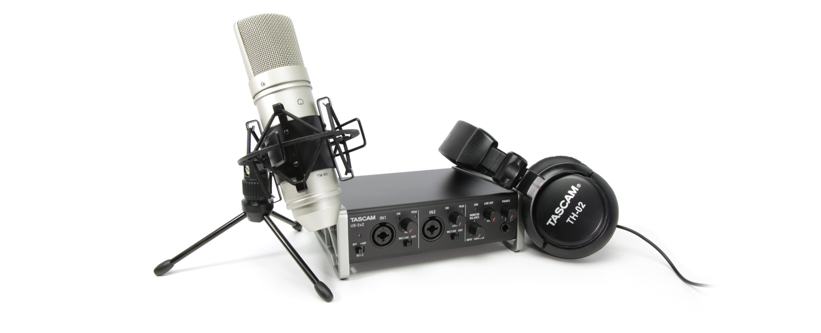 TASCAM TRACKPACK 2x2 | レコーディングパッケージ | TASCAM (日本)
