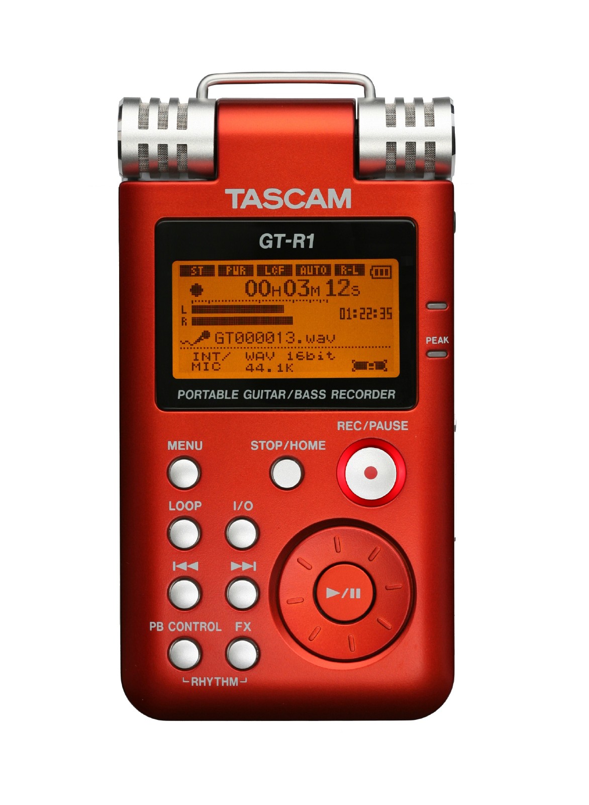 GT-R1 | Portable Guitar / Bass Recorder | TASCAM - International