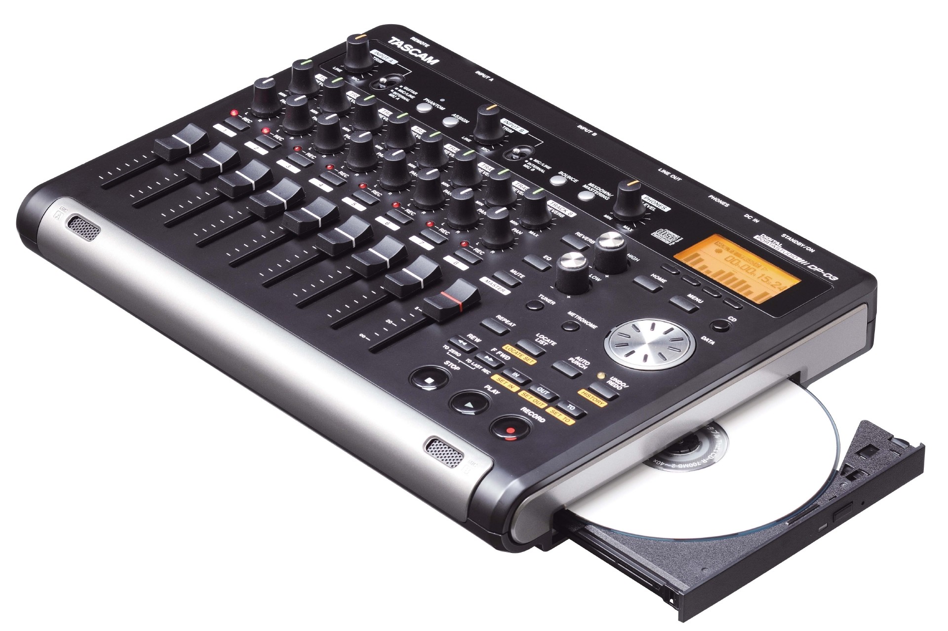 DP-03 | 8トラック SD/SDHC MTR、CD-R/RWドライブ搭載 | TASCAM (日本)