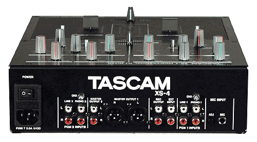 XS-4 | Professional Two-Channel DJ Mixer | TASCAM - International