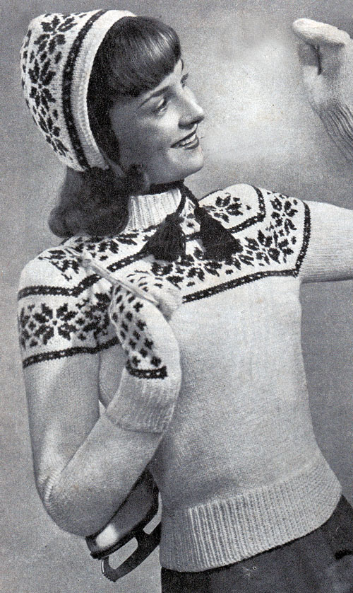 Vintage knitting pattern: Topnotcher - Tasha Could Make That
