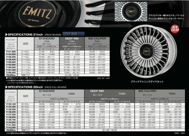 2022年WORK新作第1弾は数量限定100本！ EMITZ NOIR EDITION！ | 新着
