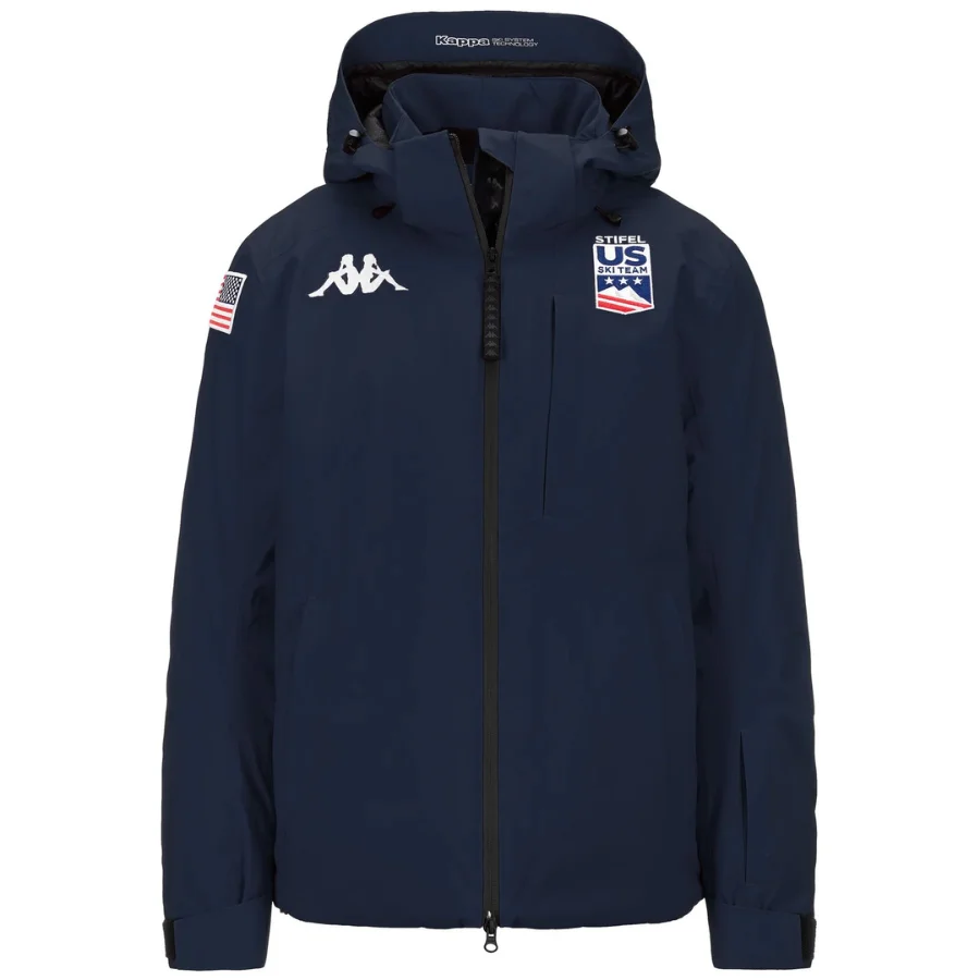 Kappa Men's USA Team 6cento Ski Jacket - Blue Dark Navy