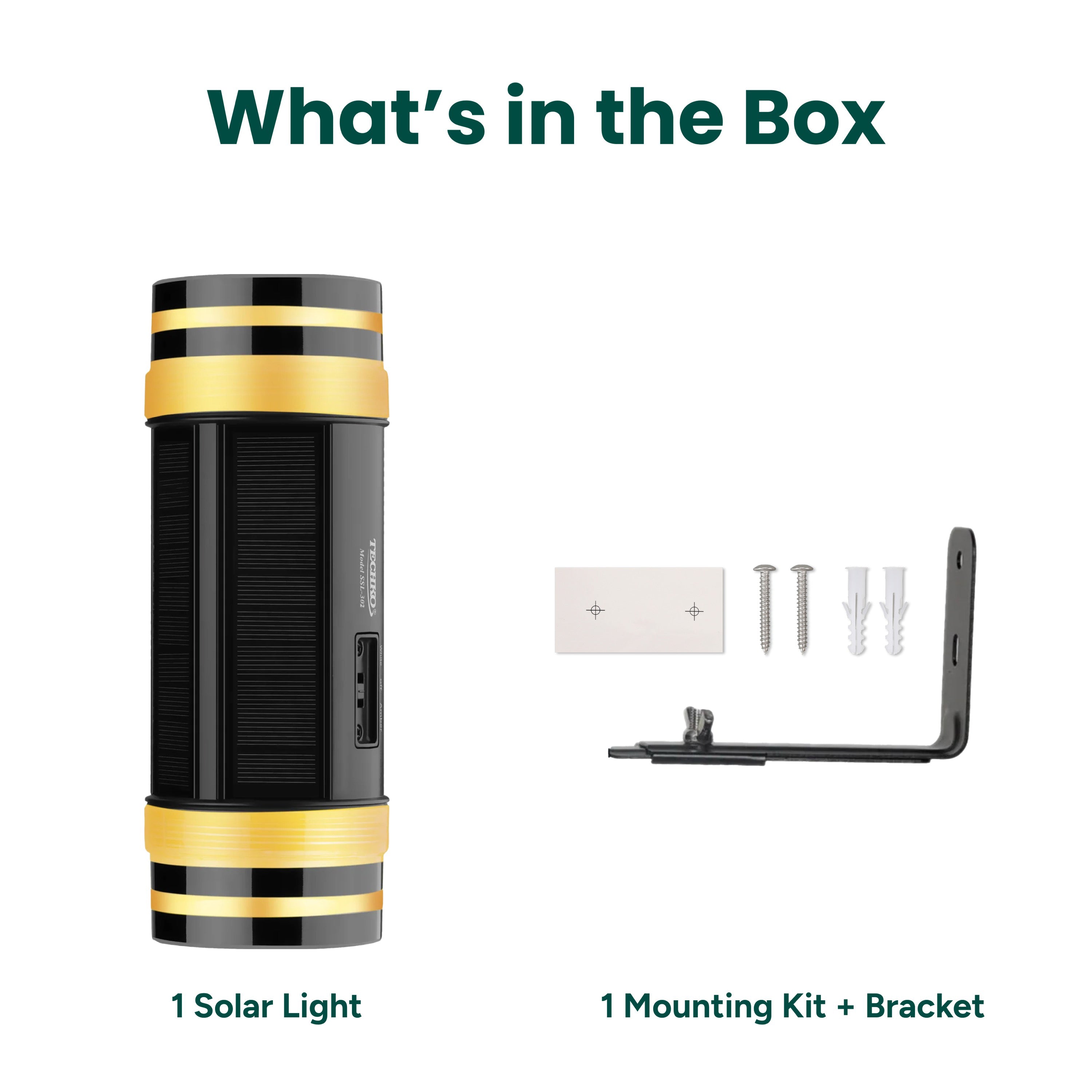 Solar Cylinder Wall Light (Dual Direction) – Techko Group