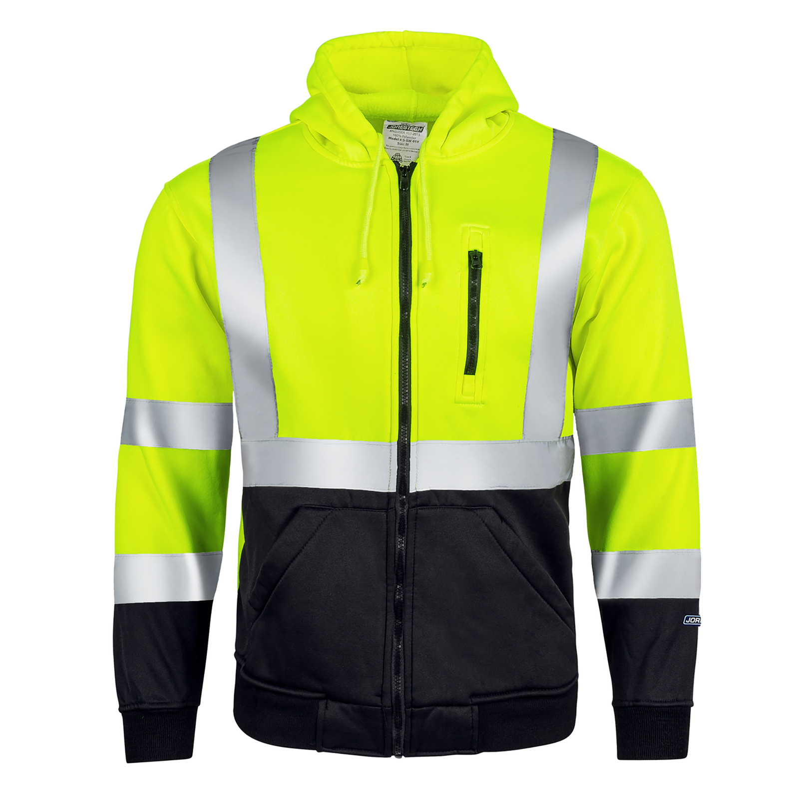 High Visibility Reflective Hoodie Sweater | ANSI Class 3