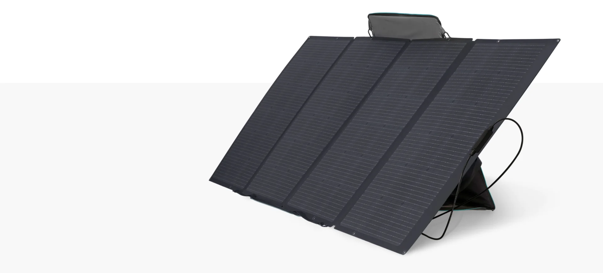 EcoFlow 折りたたみ式 400Wソーラーパネル ソーラー 発電機 車中泊