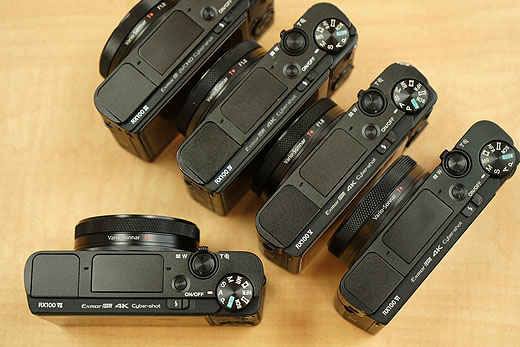 レビュー】RX100M3～RX100M7一挙5台いっぺんに比較レビュー - ソニーの