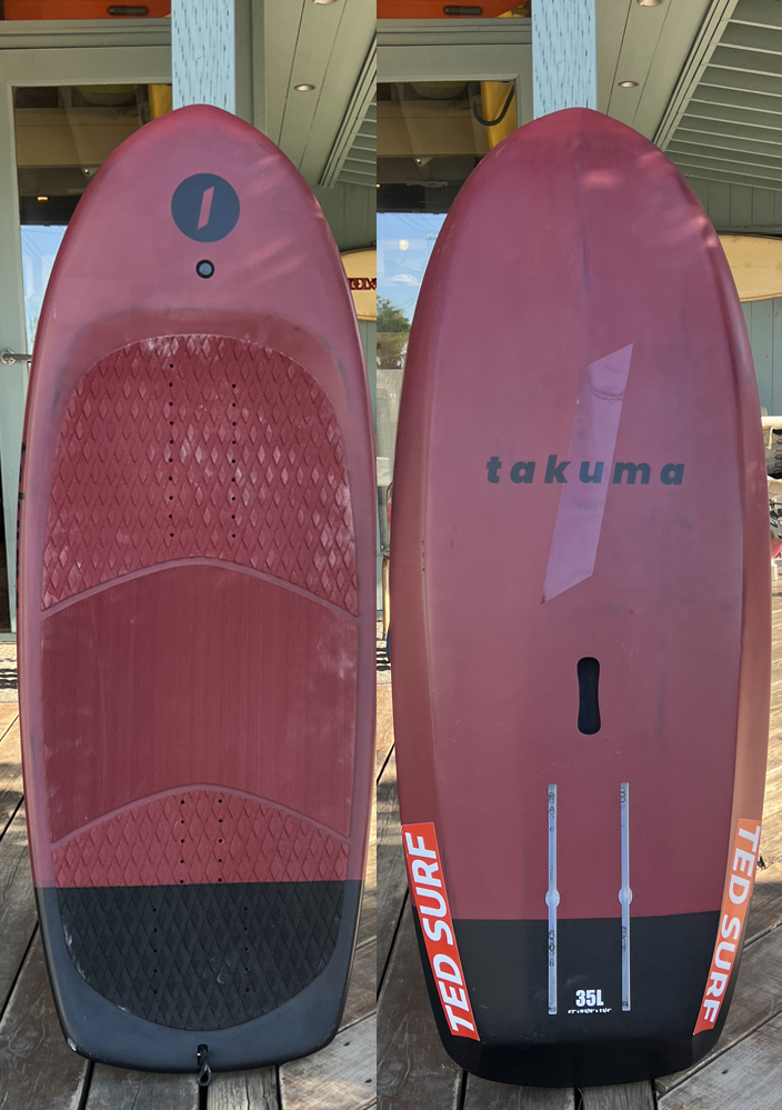 中古takuma フォイルボード TK35 | TED OCEAN SPORTS BLOG