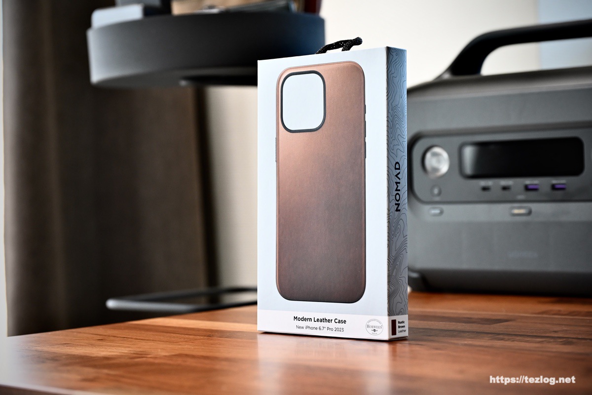 NOMAD iPhone 15 Pro Max レザーケース レビュー。 Modern Leather