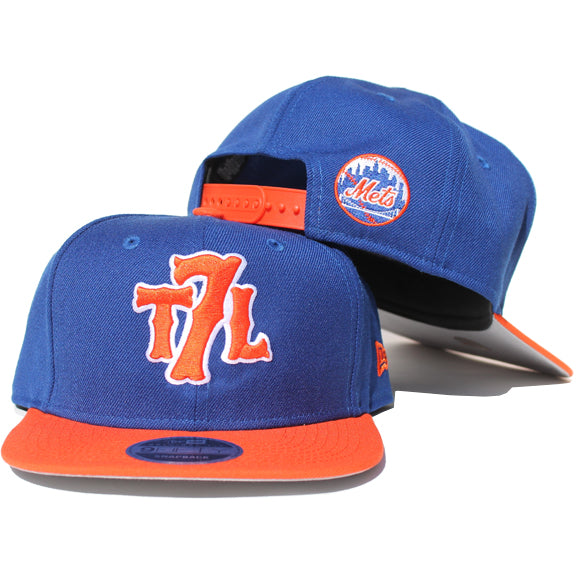 T7L x METS (blue/orange) - New Era Snapback