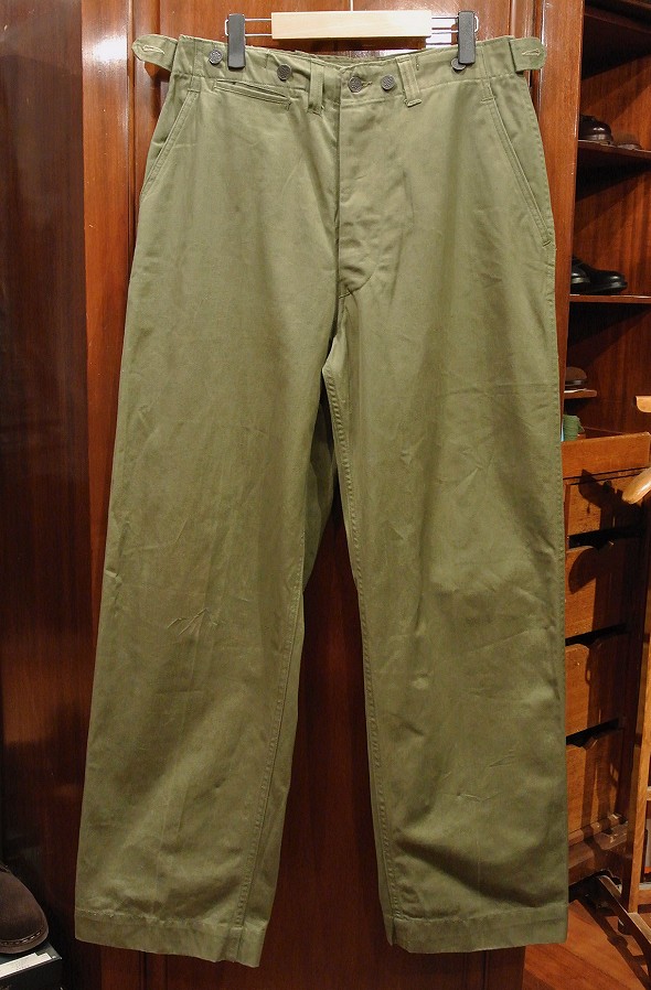 40s Dead Stock M-43フィールドパンツ 13スターボタン (OD/W32 L32表記