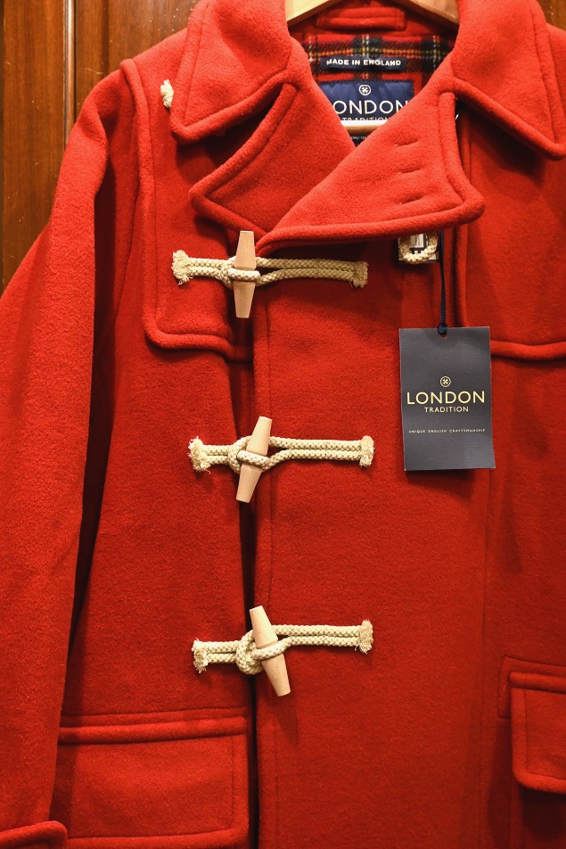 未着用品 LONDON TRADITION フードなし ダブルブレスト ダッフルコート