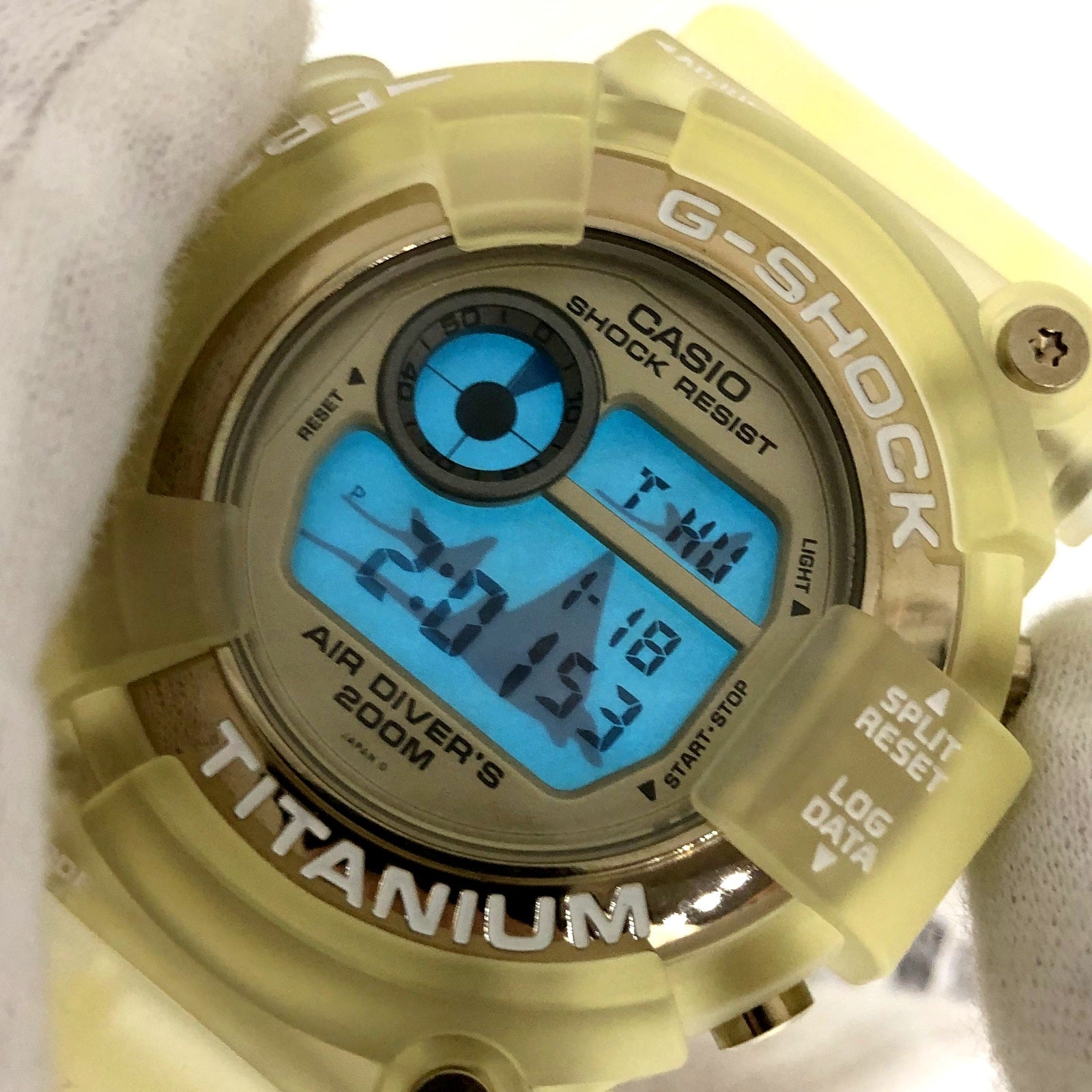 Casio Watch G-Shock Frogman WCCS Quartz Digital DW-8201WC-9T Used