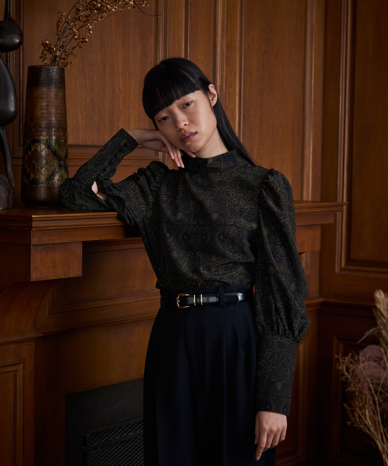 ≪通常販売≫plants in the UK blouse（プラント イン ザ UK ブラウス