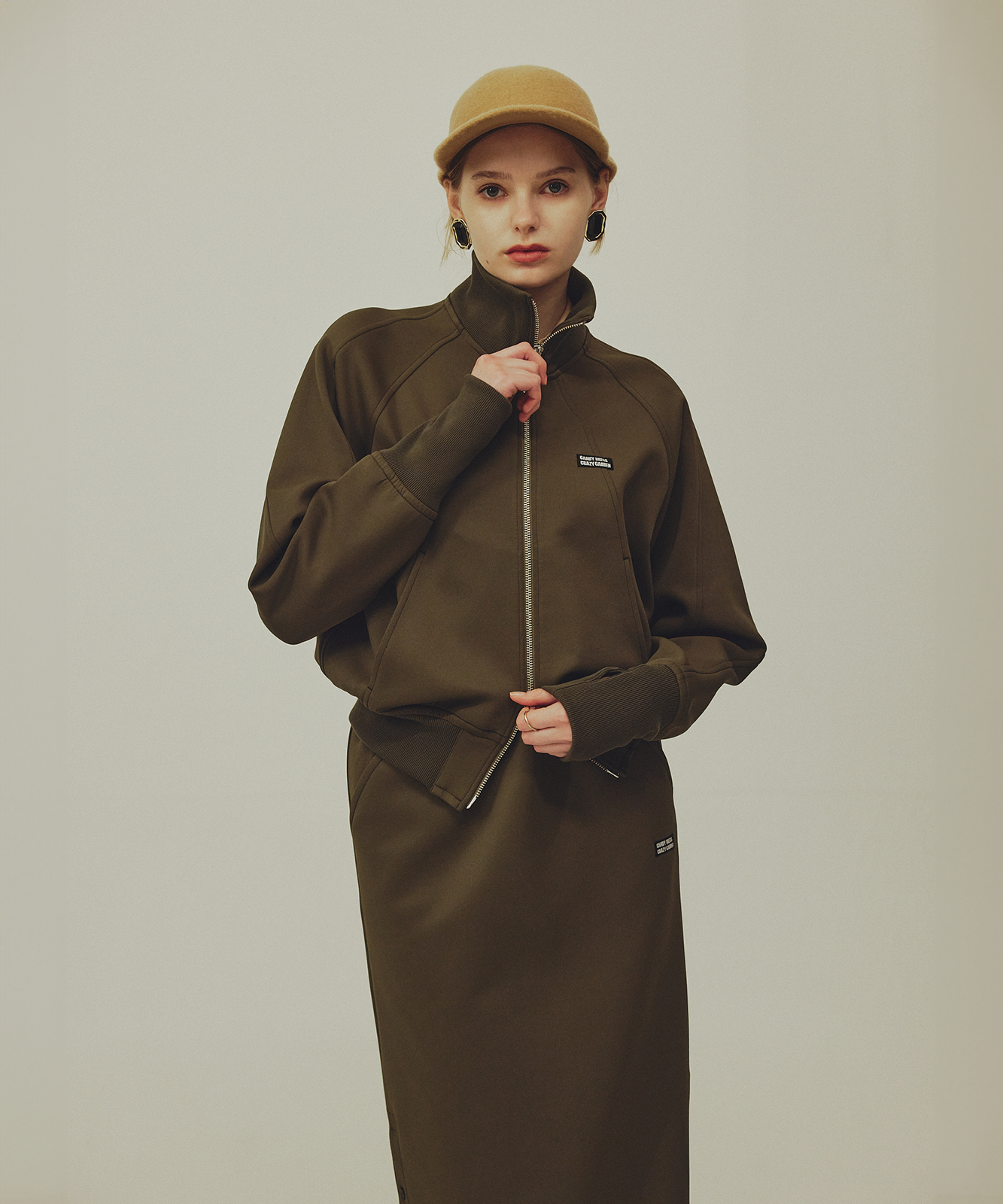 ≪通常販売≫track candy high neck jacket（トラックキャンディー