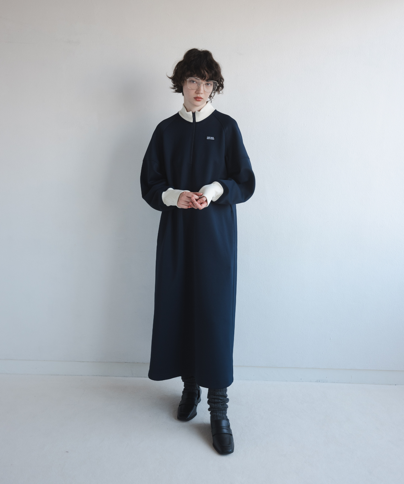 ≪通常販売≫track candy half zip onepiece（トラックキャンディー