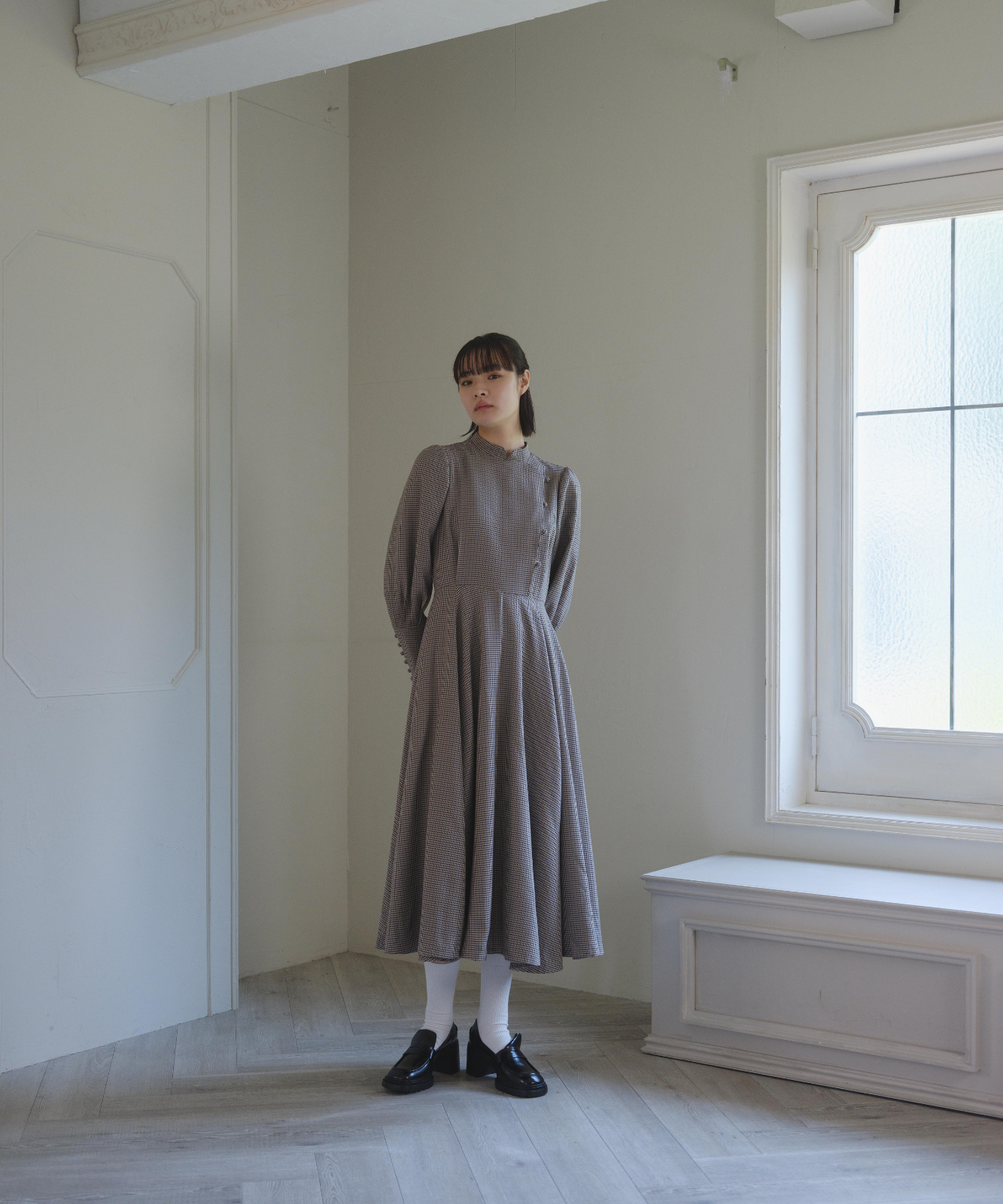 ≪通常販売≫gunclub check flare onepiece（ガンクラブチェックフレ