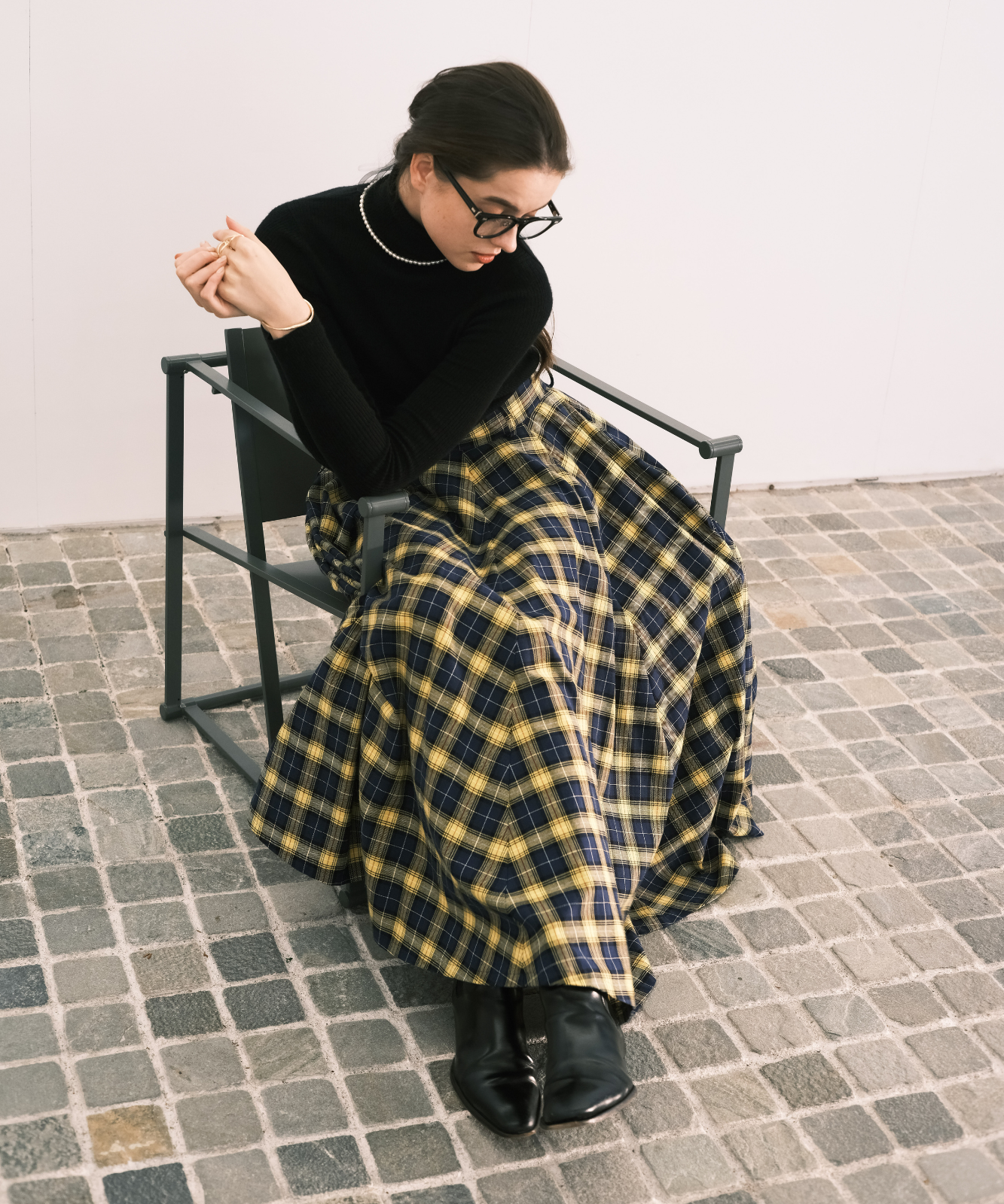 ≪通常販売≫royal tartan check flare skirt（ロイヤルタータン