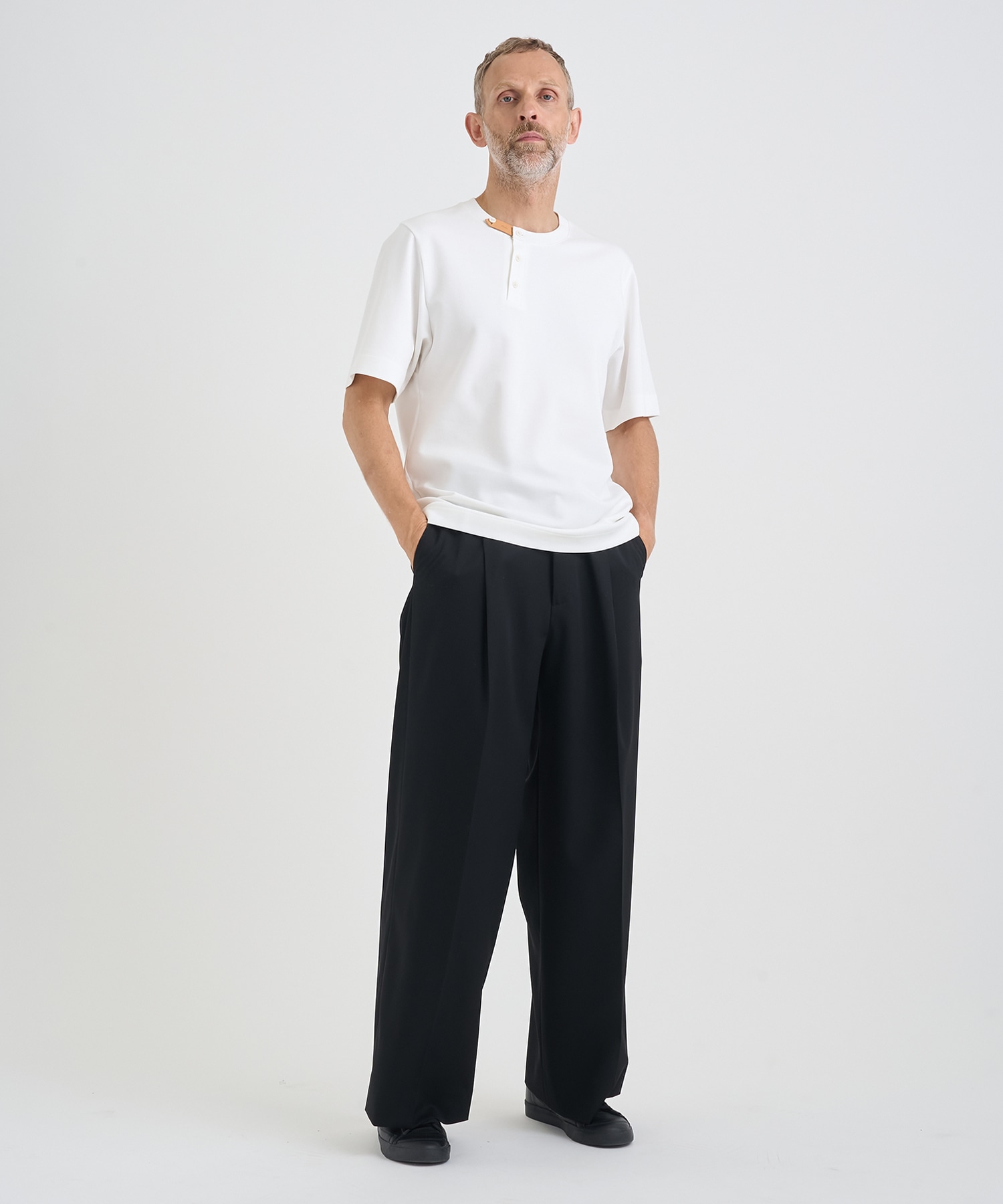 EXTRA WIDE TROUSERS(S BLACK): ssstein: MENS｜THE TOKYO ONLINE STORE