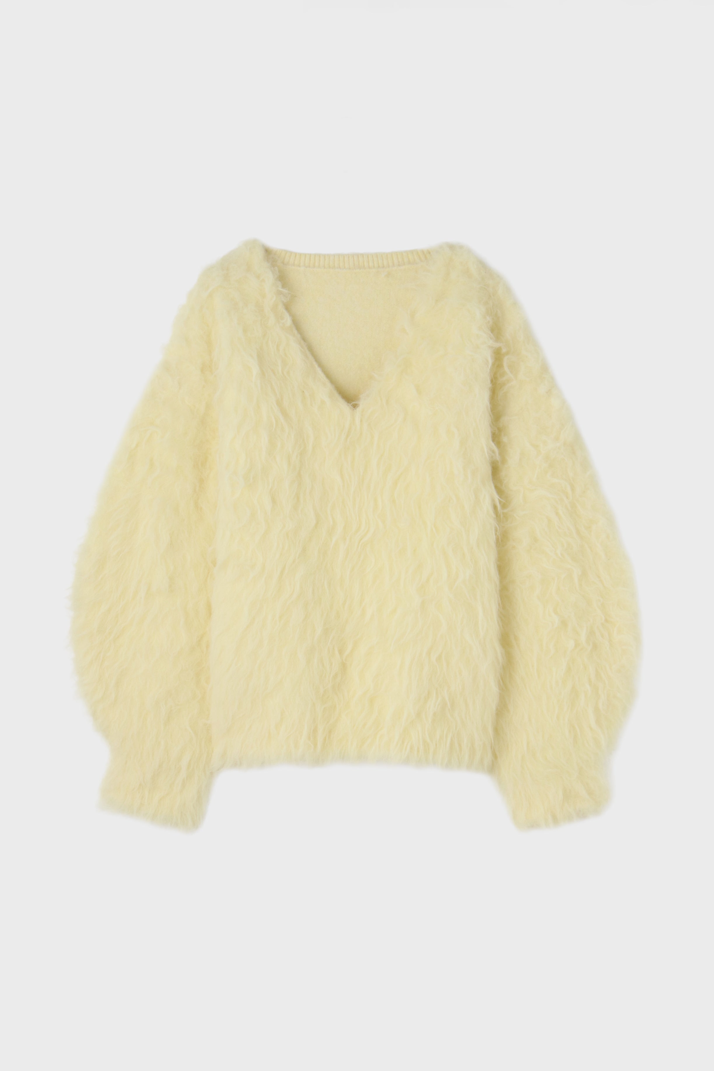 Eltz Shaggy Vneck Knit – THE TOÉ