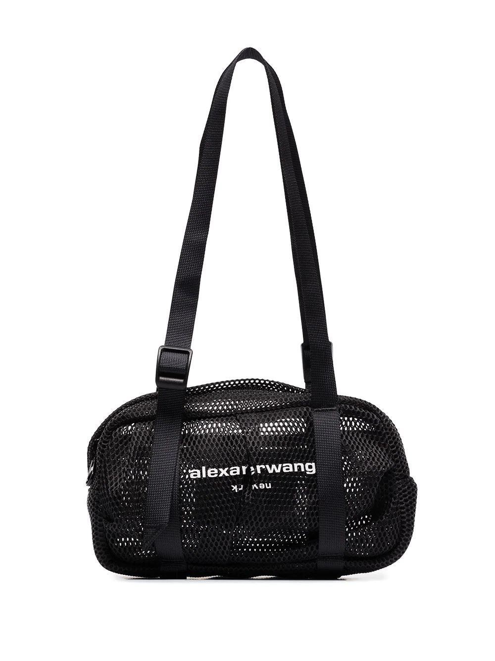 Wang Sport Mini Duffle Mesh Bag, Black | The Webster