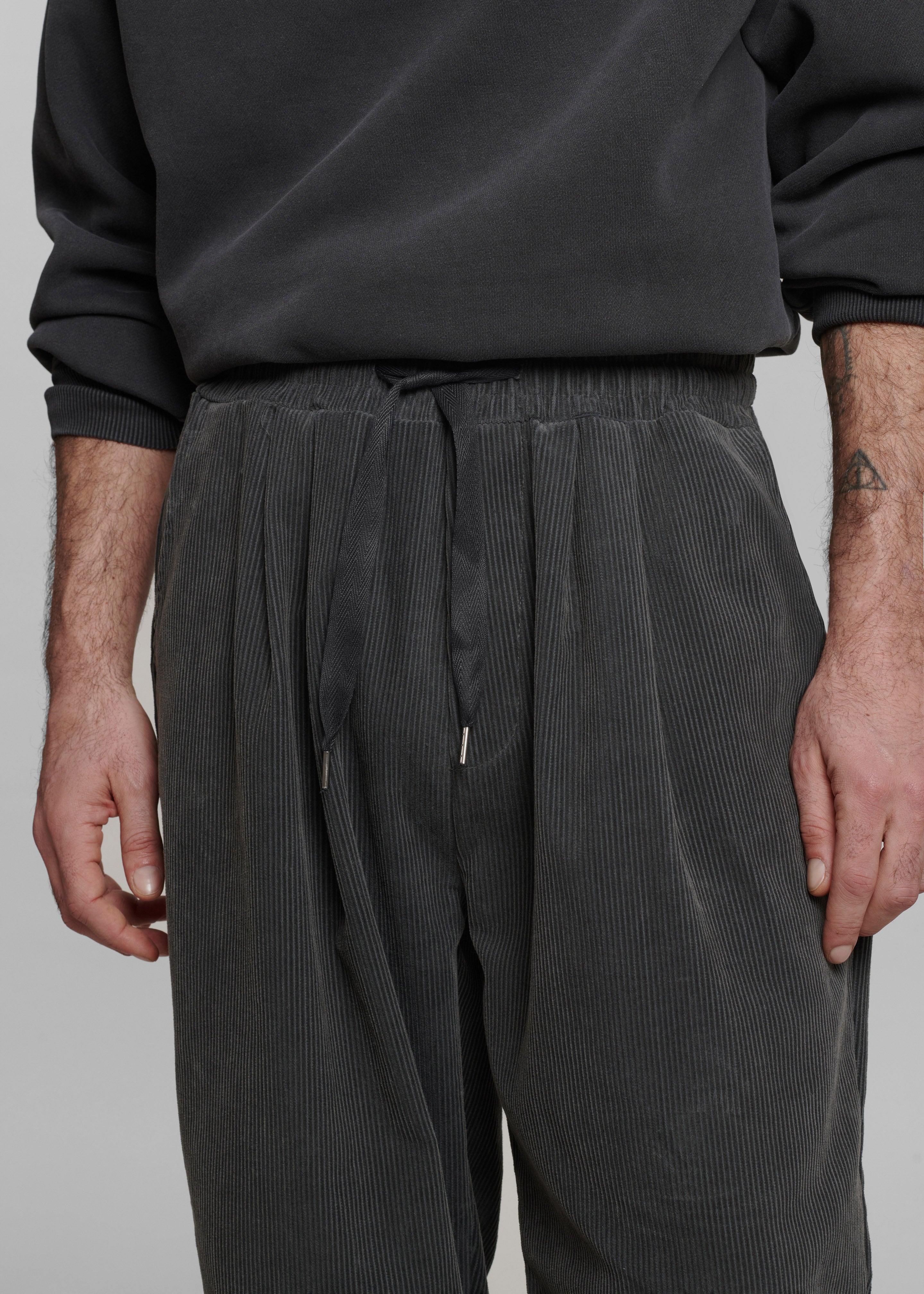 Brixton Corduroy Joggers - Charcoal – The Frankie Shop