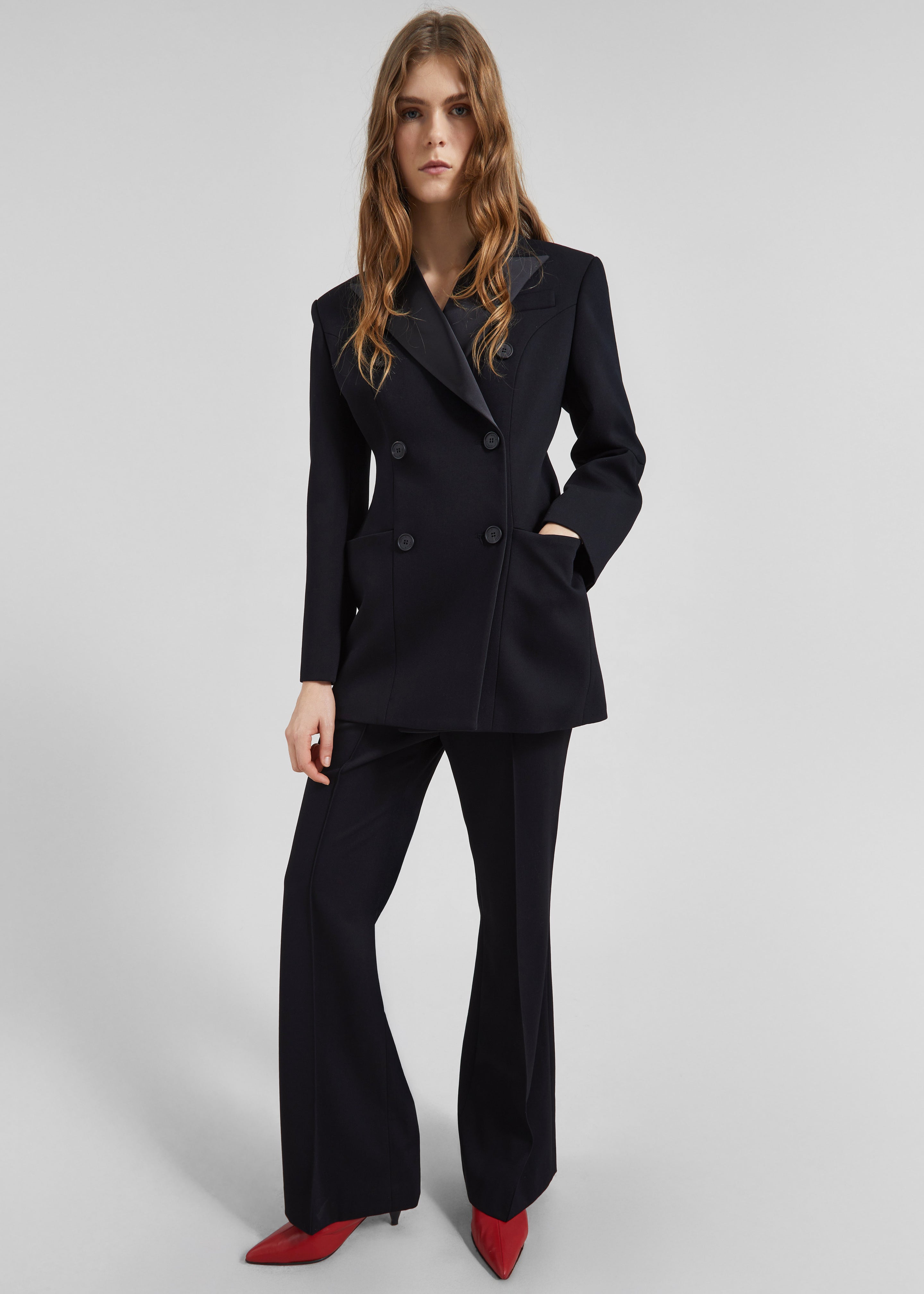 Gelso Oversized Blazer - Black – The Frankie Shop