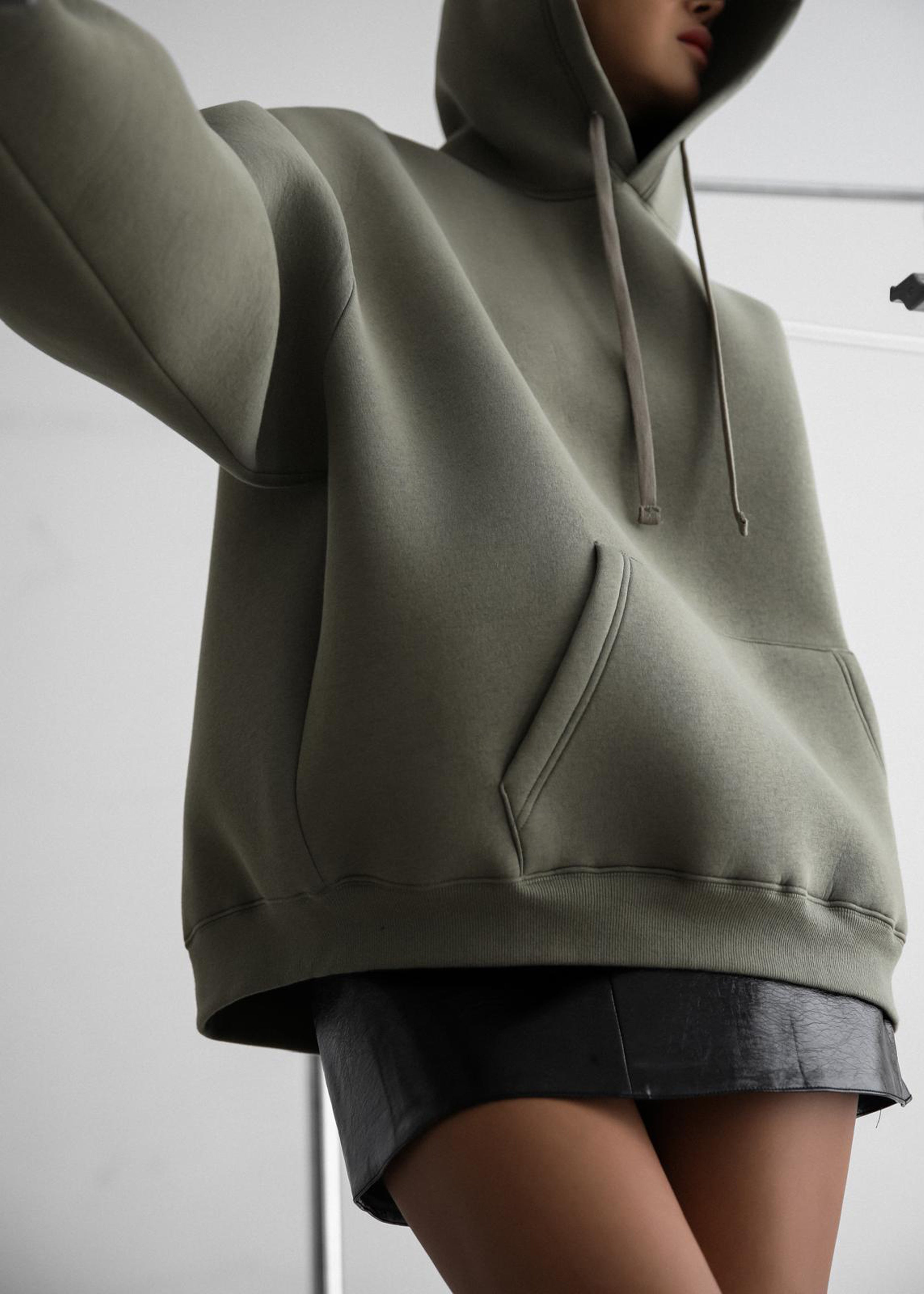 Easton Oversized Hoodie - Khaki – The Frankie Shop