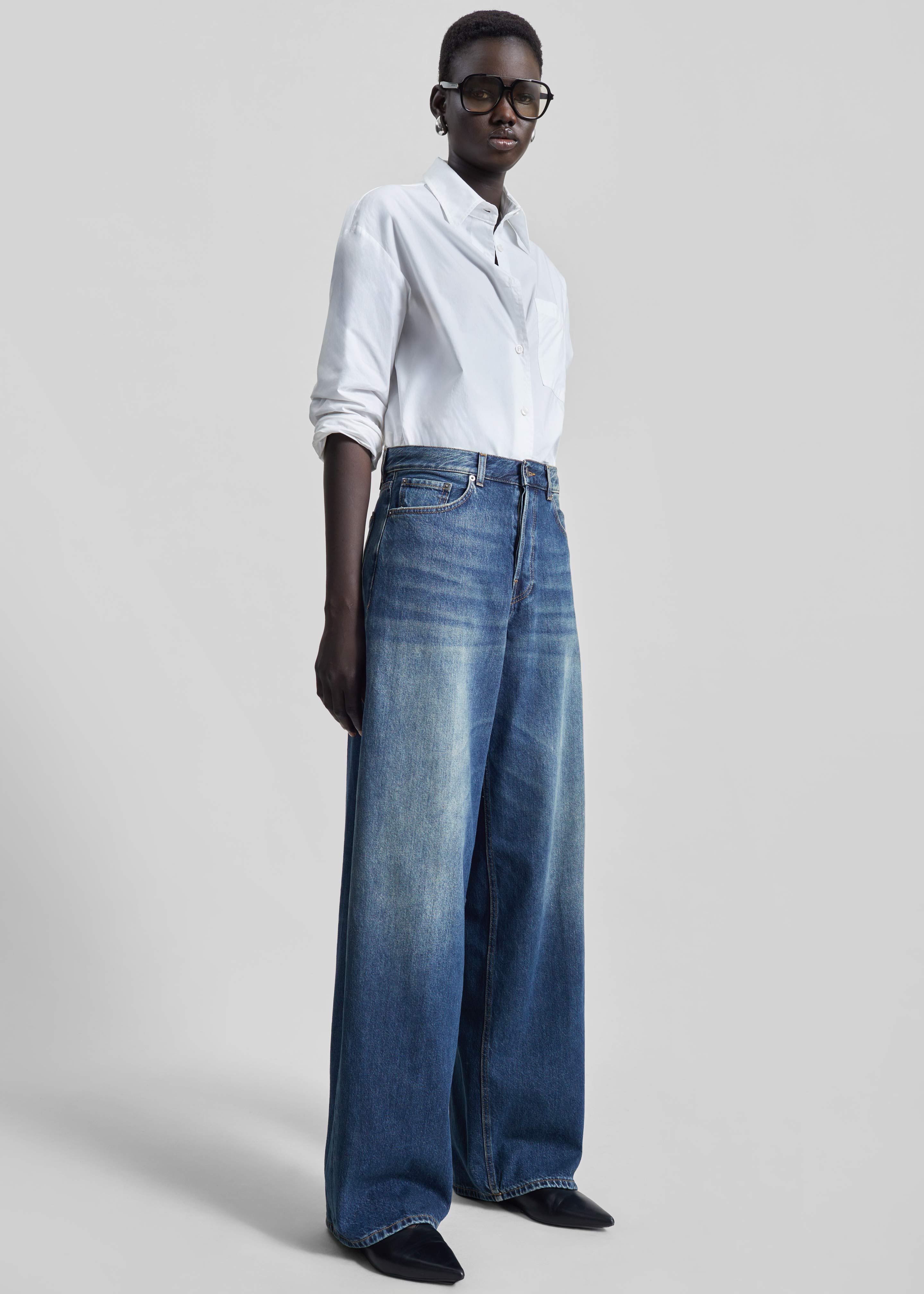 Haikure Bethany Pants - Intense Blue – The Frankie Shop