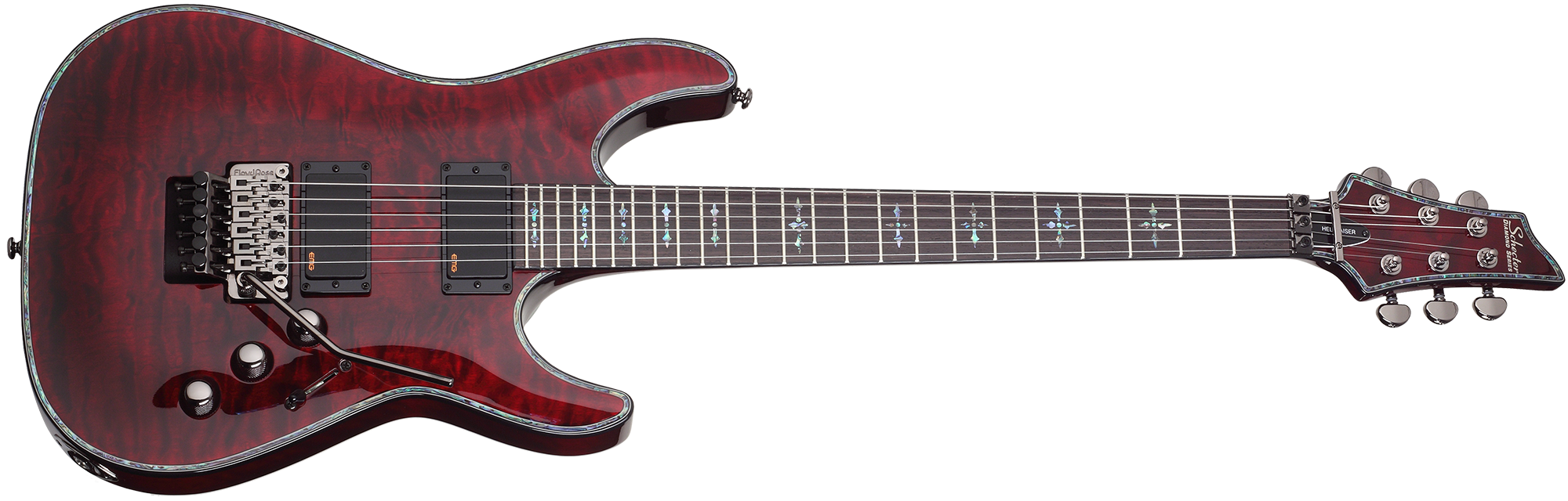 Schecter Hellraiser C-1 FR in Black Cherry BCH SKU 1794 - The