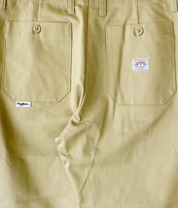 DESCENDANT/BOULE COTTON TWILL TROUSERS OG (KhaKee)