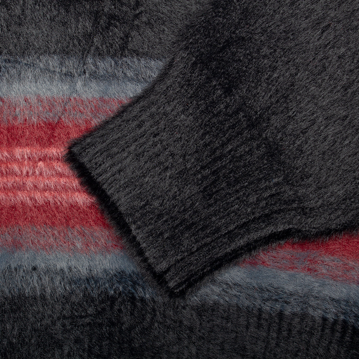 Stripe Shaggy Cardigan – Premier
