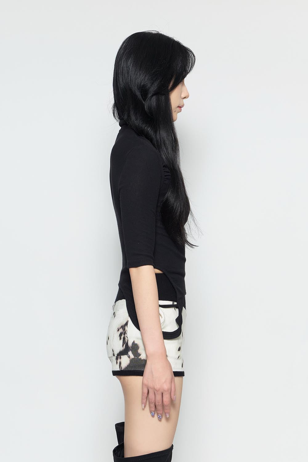 THEREDTHREAD / ザレッドスレッド】S loop drape tops