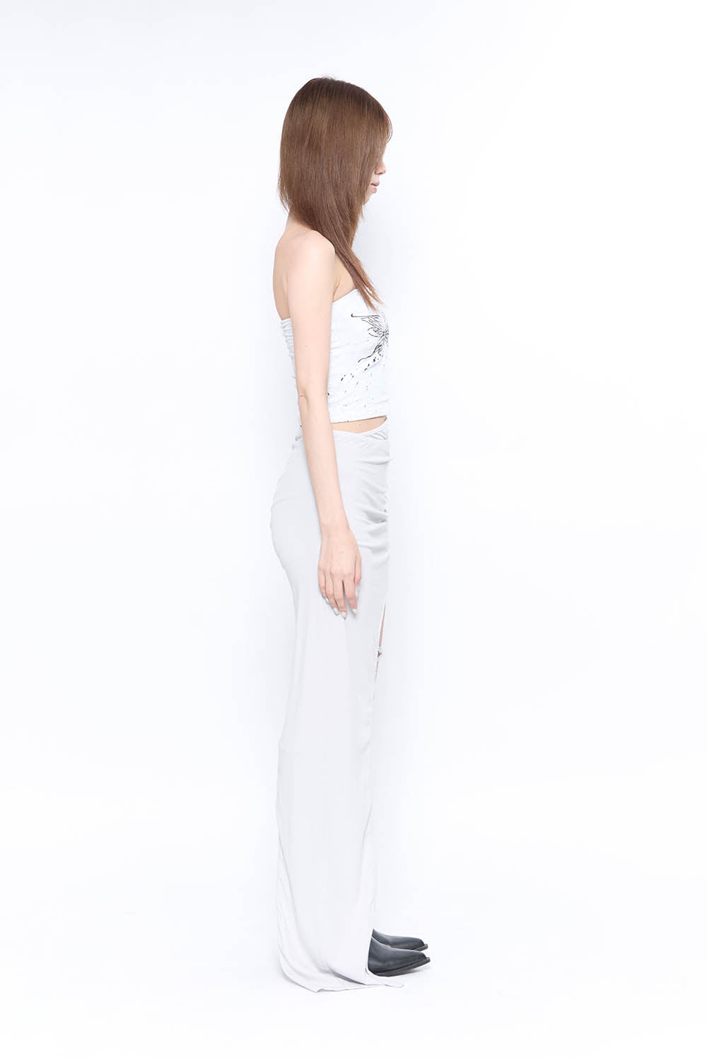 THEREDTHREAD】S curve skirt normal