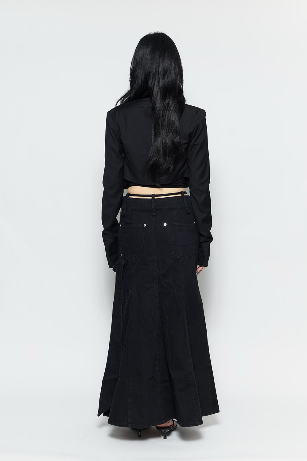 THEREDTHREAD / ザレッドスレッド】S tail skirt long