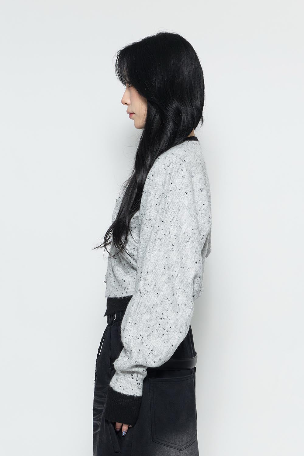 THEREDTHREAD / ザレッドスレッド】S layered dolman knit
