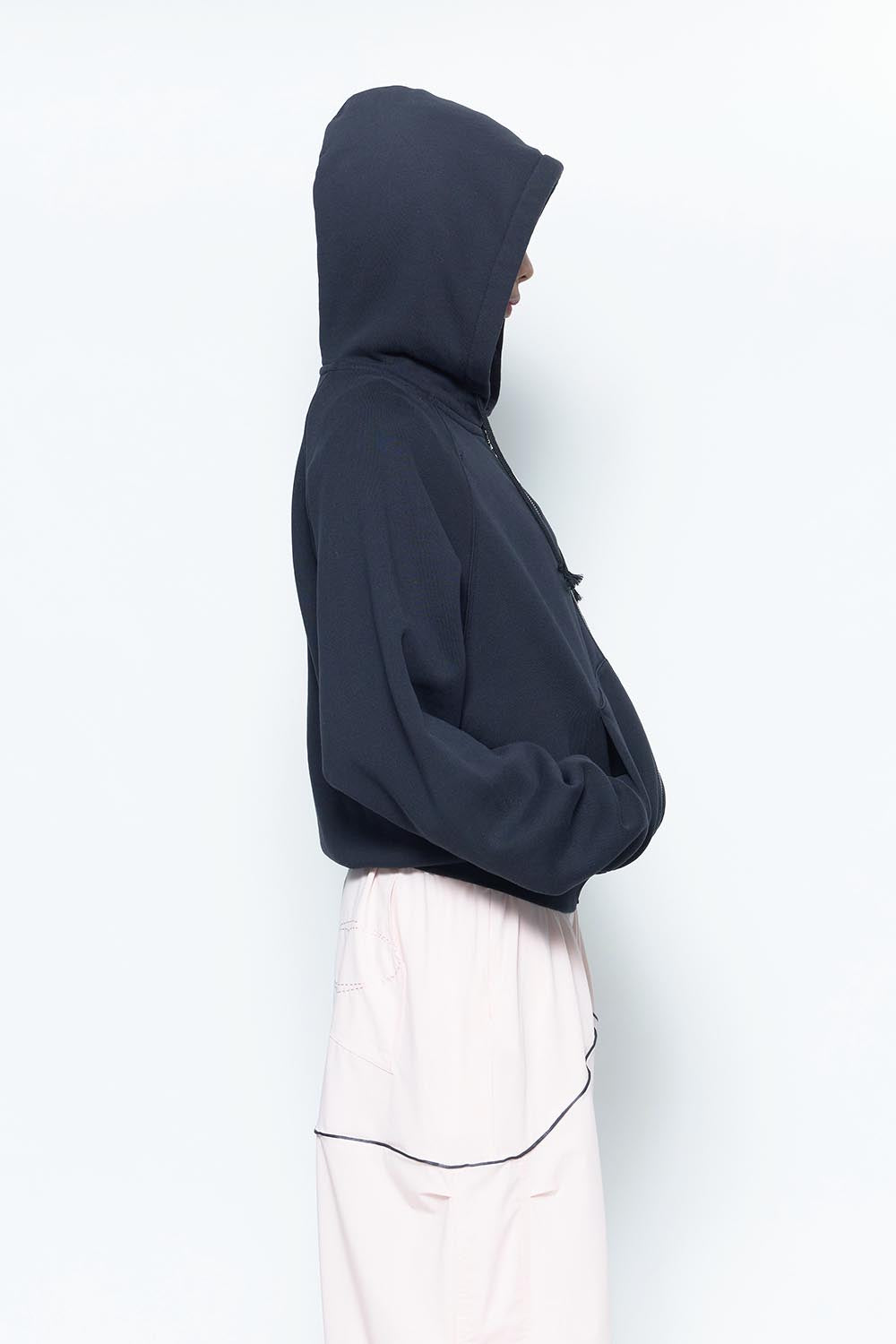 THEREDTHREAD / ザレッドスレッド】S fleece zip up hoodie