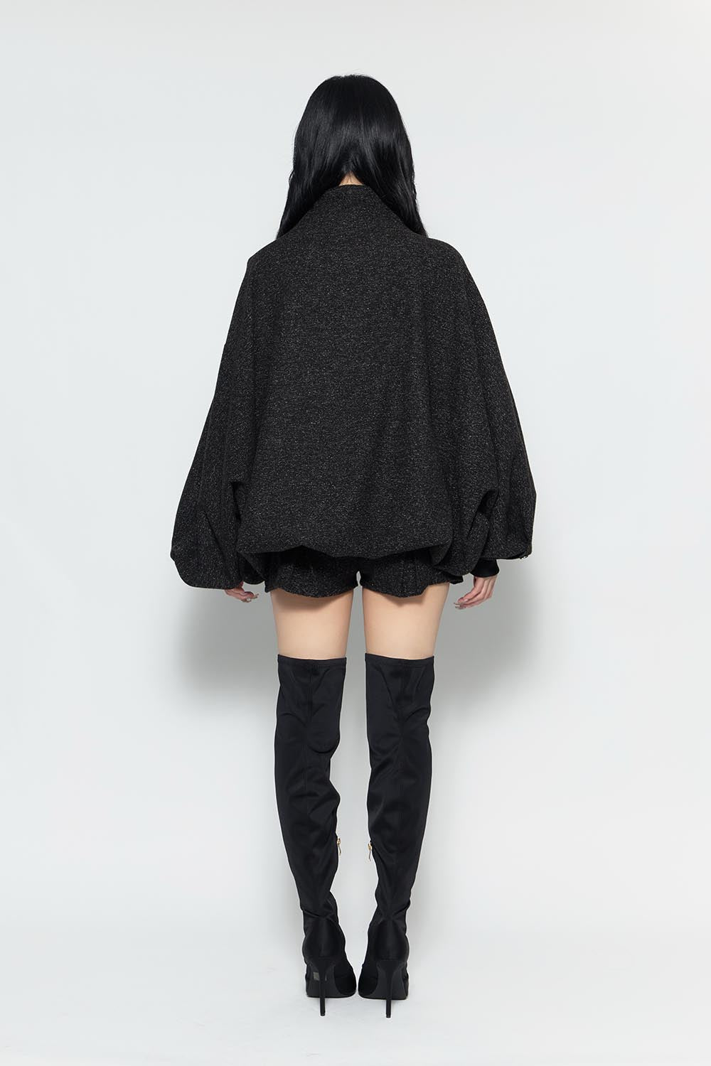 THEREDTHREAD / ザレッドスレッド】S tweed structure shorts