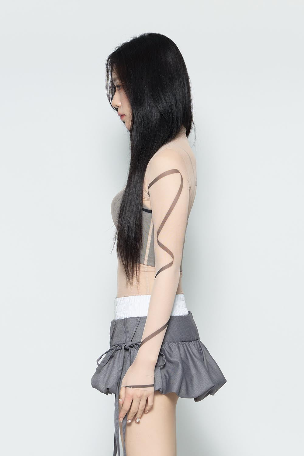 THEREDTHREAD / ザレッドスレッド】S ribbon tops tattoo
