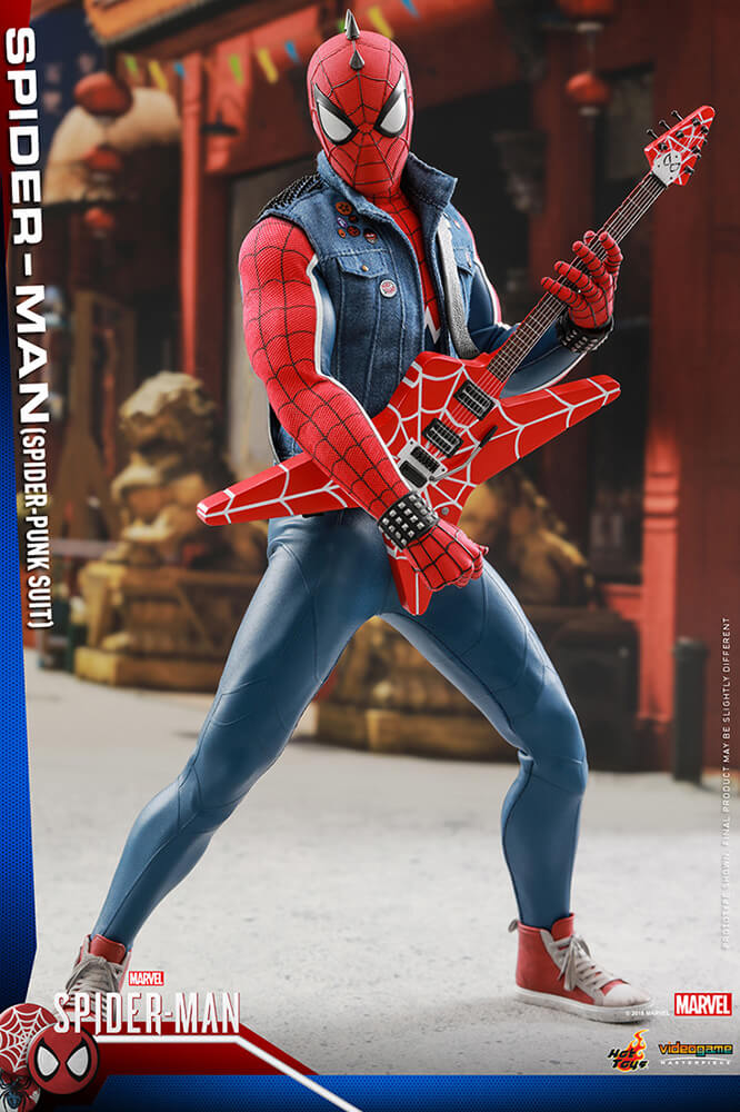 スパイダー・パンク、ギターを抱えてホットトイズでフィギュア化！ PS4