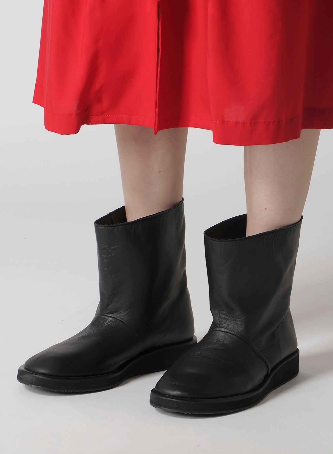 SOFT MATT BK HIGH-TOP BOOTS – THE SHOP YOHJI YAMAMOTO